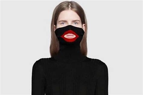 gucci black face balaclava sweater|Gucci knockoff sweater.